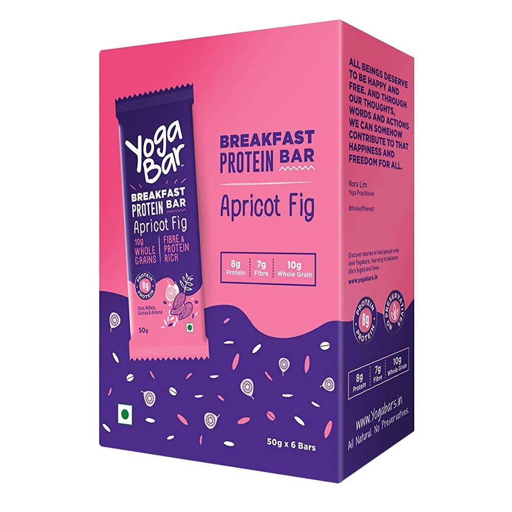 Buy Yoga Bar Apricot Fig Breakfast Protein Bar Online at Best
