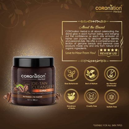 Coronation Herbal Coffee De-Tan Cleanser - Distacart