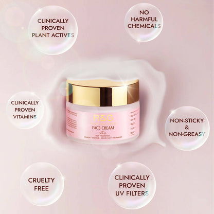 R&G Skin Brightening Face Cream With SPF-15 - Distacart