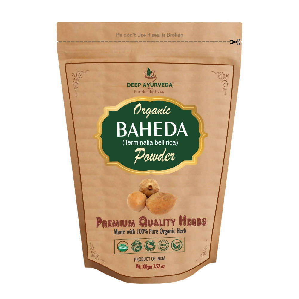 Deep Ayurveda Organic Baheda Powder - Distacart