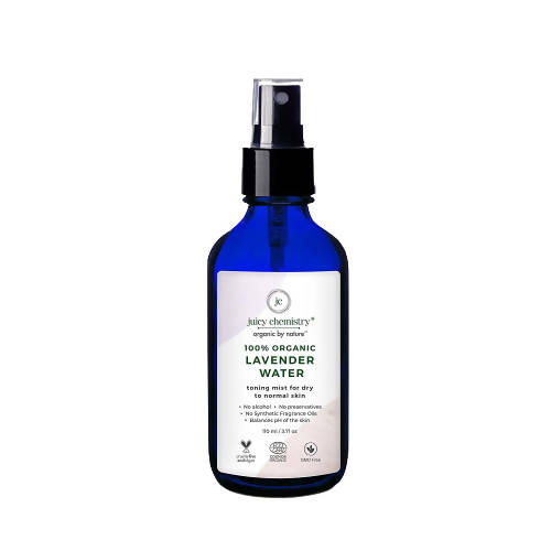 Juicy Chemistry Lavender Water Toner for Dry & Dull Skin - Distacart