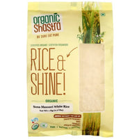 Thumbnail for Organic Shastra White Sona Masoori Rice - Distacart