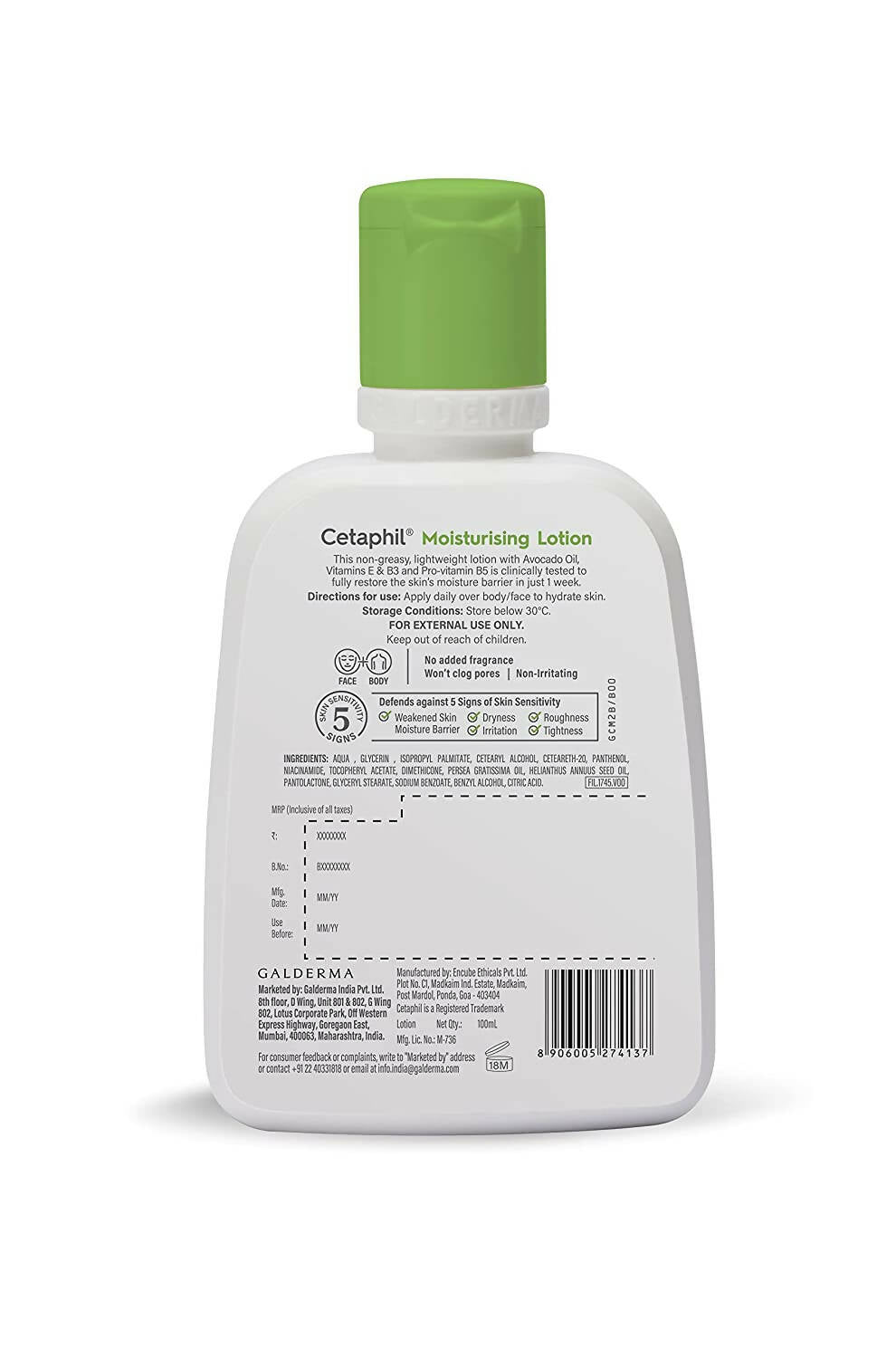 Cetaphil Moisturizing Lotion For Sensitive Skin - Distacart