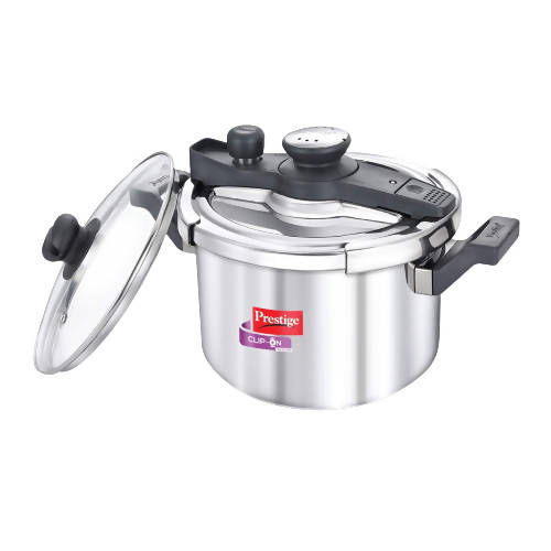 Prestige Stainless Steel Clip On Pressure Cooker