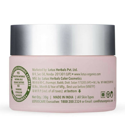 Lotus Organics+ Precious Brightening Night Cream - Distacart