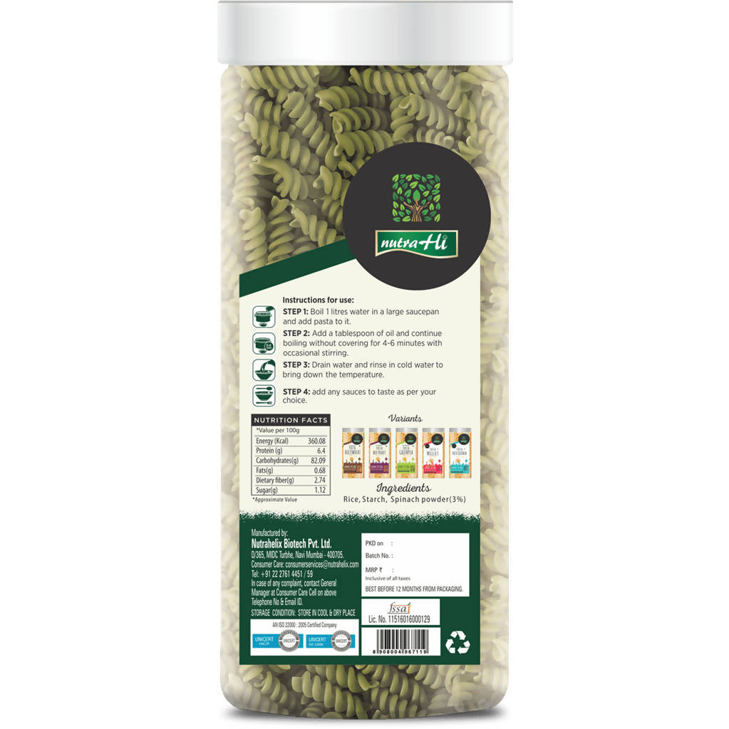 NutraHi Gluten-Free Spinach Pasta - Distacart
