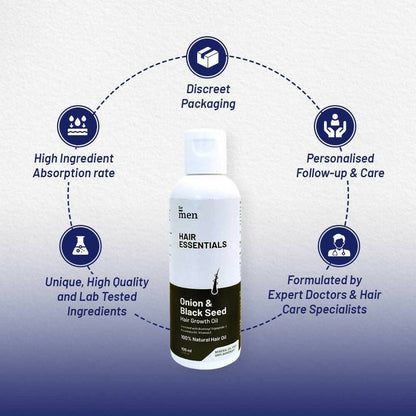ForMen Onion & Black Seed Hair Growth Oil - Distacart