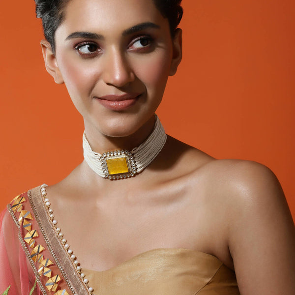 Women's Gold-Plated Necklace - Ruby Raang - Distacart