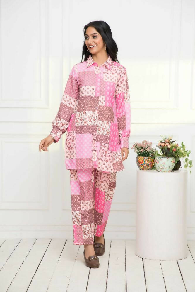 Myshka Multi-Printed Women Bling & Sparkly Co-Ords - Distacart