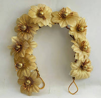 Thumbnail for Gold Flower Hair Gajra - Distacart