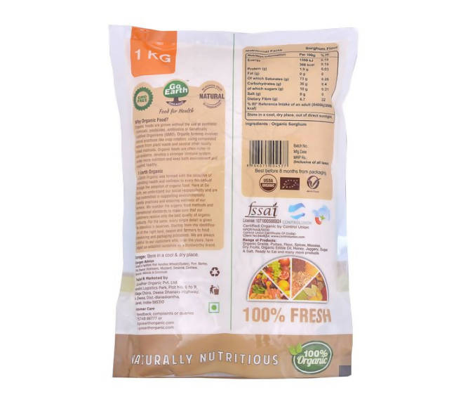 Go Earth Organic Sorghum Flour - Distacart