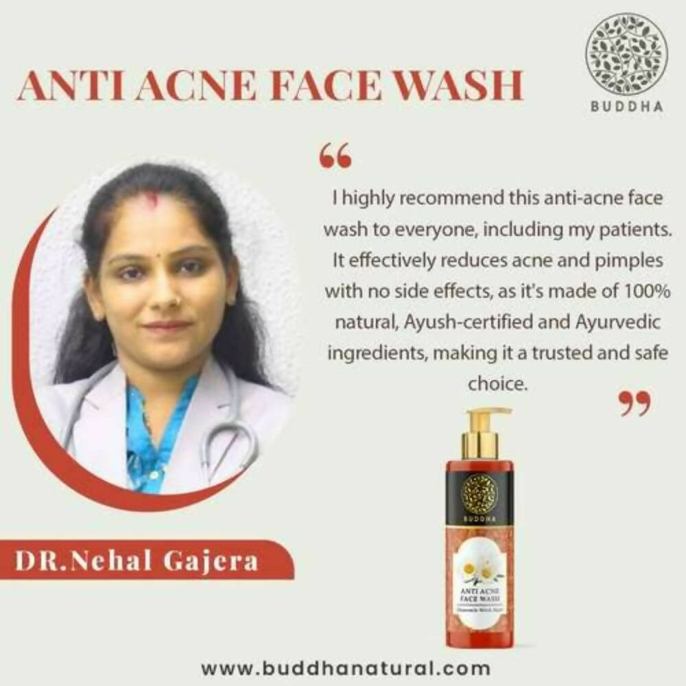 Buddha Natural Anti Acne Face Wash - Distacart