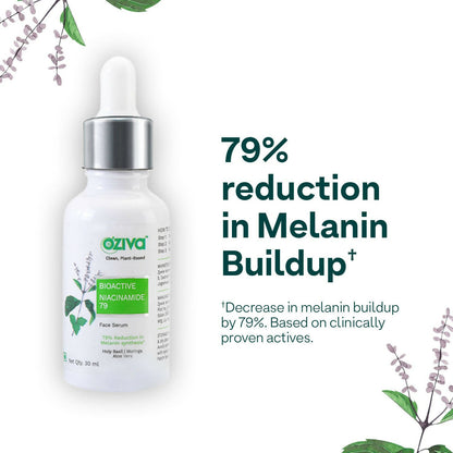 OZiva Bioactive Niacinamide 79 Face Serum - Distacart