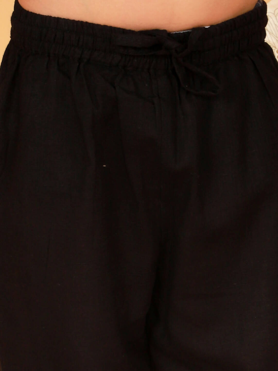 Lil Drama Boys Kurta Pyjama With Jacket Set - Black - Distacart