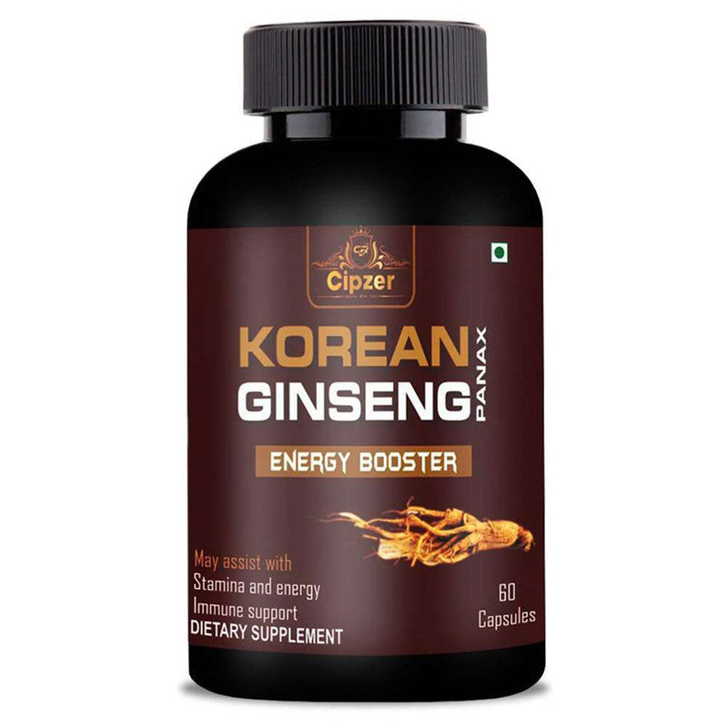 Cipzer Korean Ginseng Capsules - Distacart
