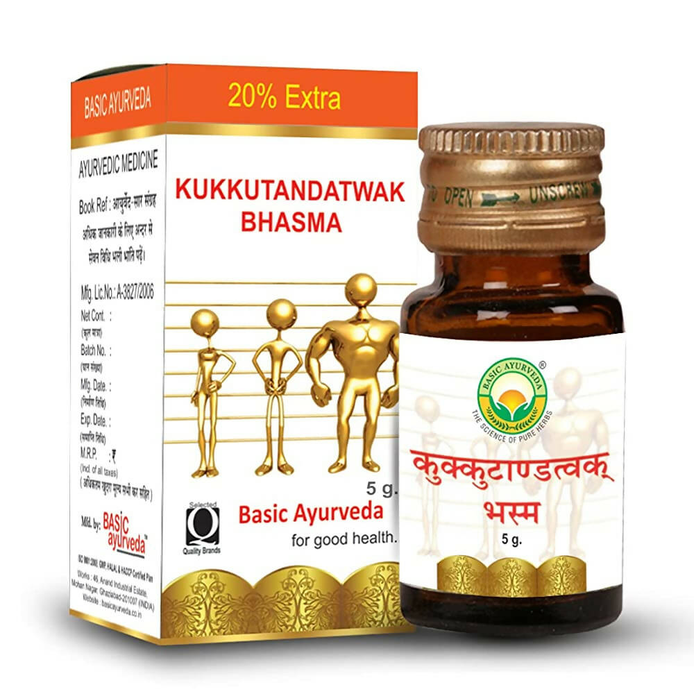 Basic Ayurveda Kukkutandatwak Bhasma - Distacart