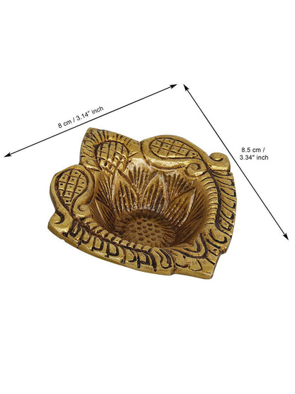 eCraftIndia Beige Ethnic Design Diyas - Distacart