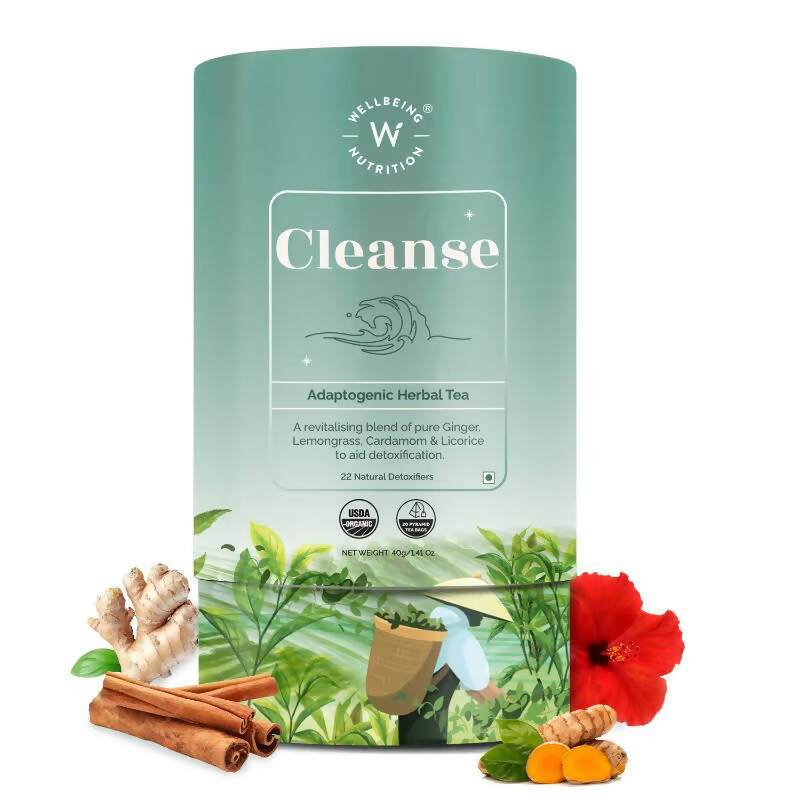 Wellbeing Nutrition Cleanse Herbal Tea - Distacart