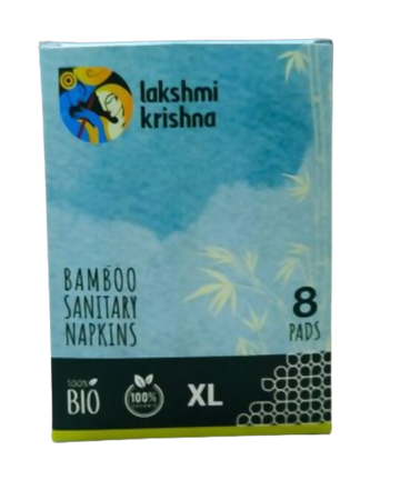 Lakshmi Krishna Bamboo Sanitary Napkins XL - Distacart