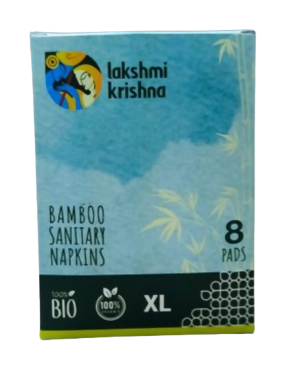 Lakshmi Krishna Bamboo Sanitary Napkins XL - Distacart