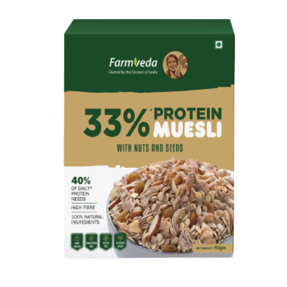 Farmveda Museli With Nuts and Seeds - Distacart