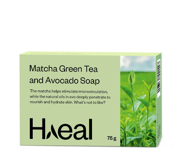 Haeal Matcha Green Tea and Avocado Soap