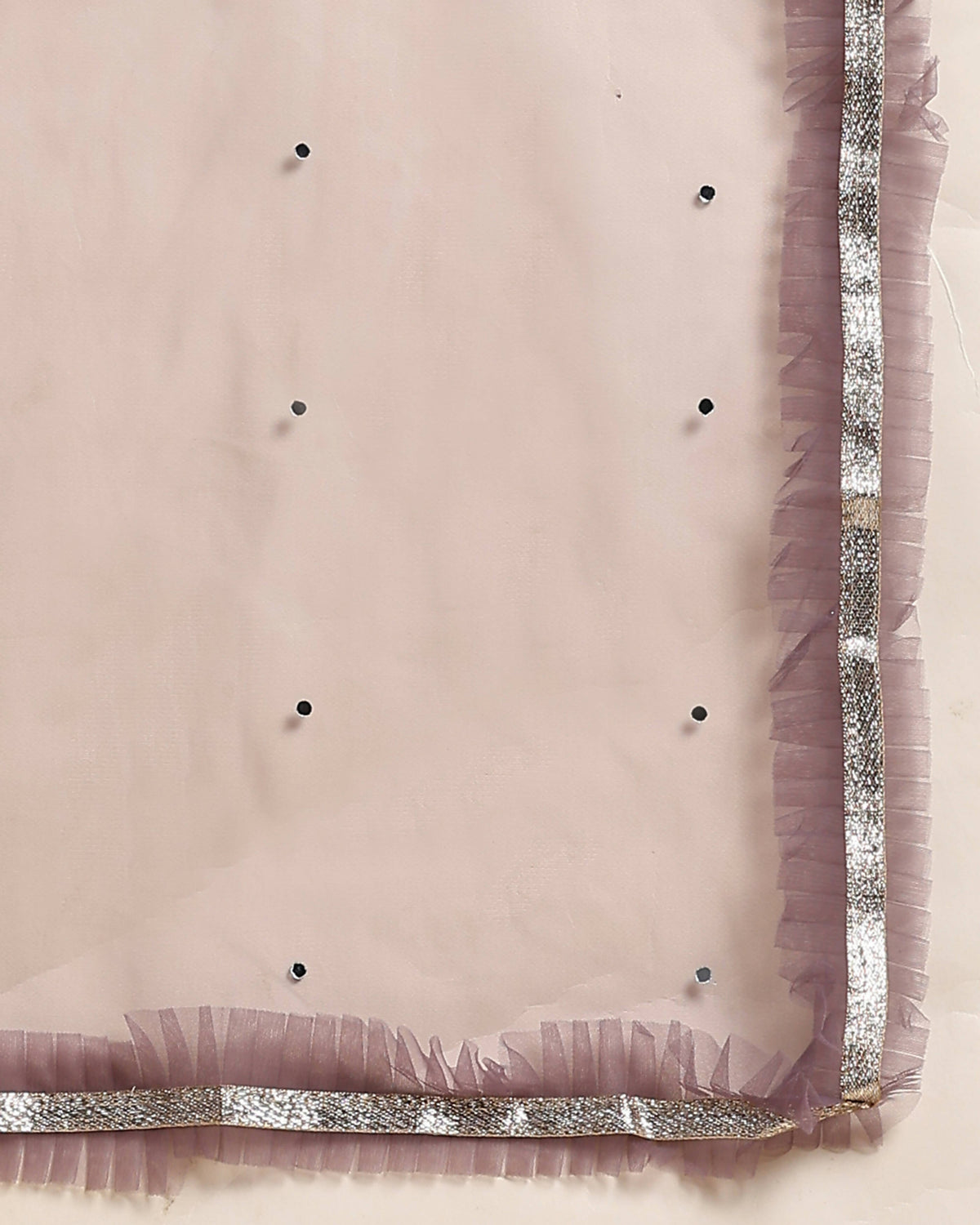 Lavender Organza Mirror With Coding Work Lehenga Choli with Dupatta - Tanya - Distacart