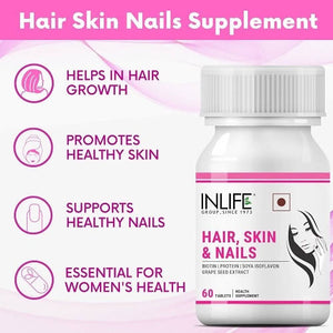 Inlife Hair Skin And Nails Tablets