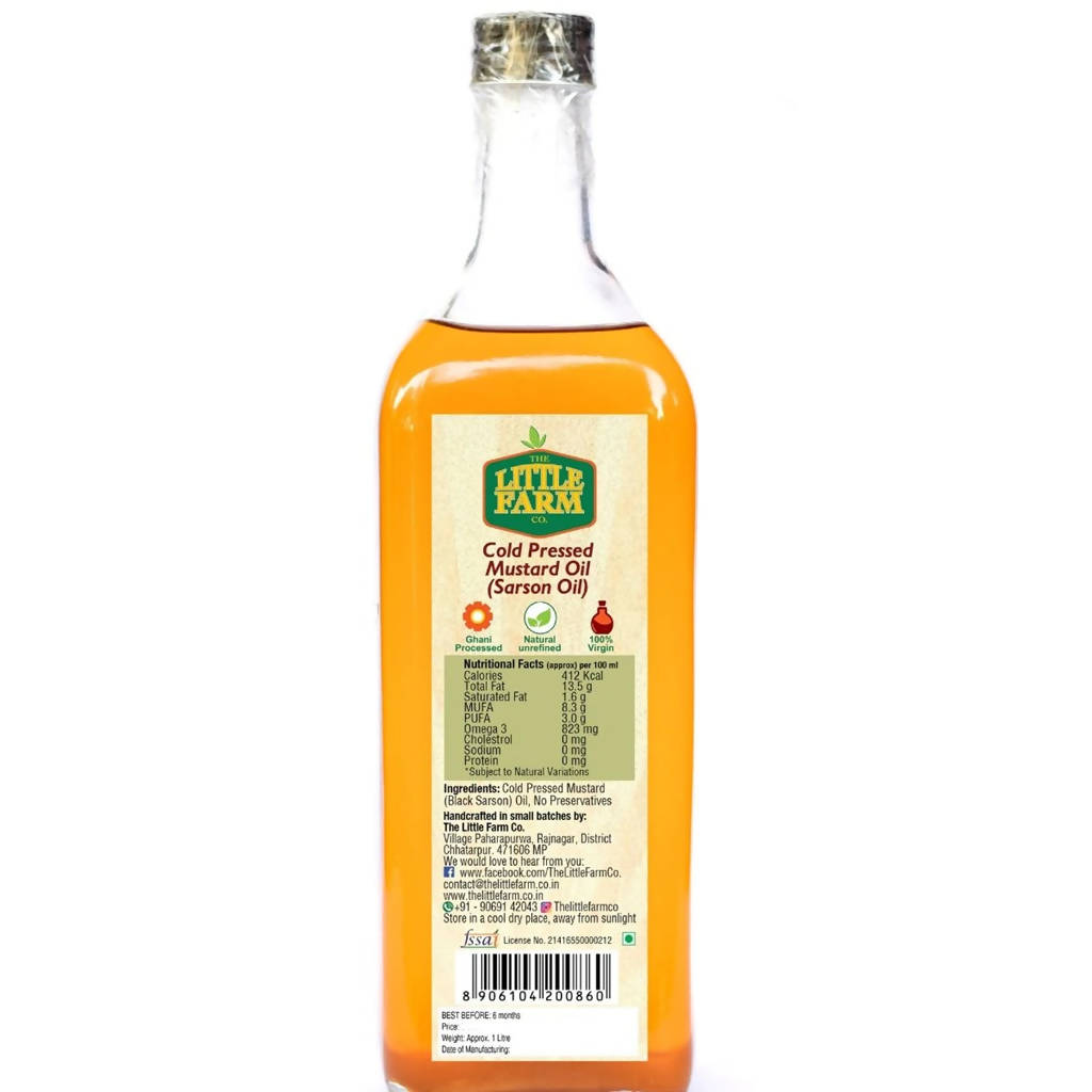 The Little Farm Co Cold Pressed Mustard Oil