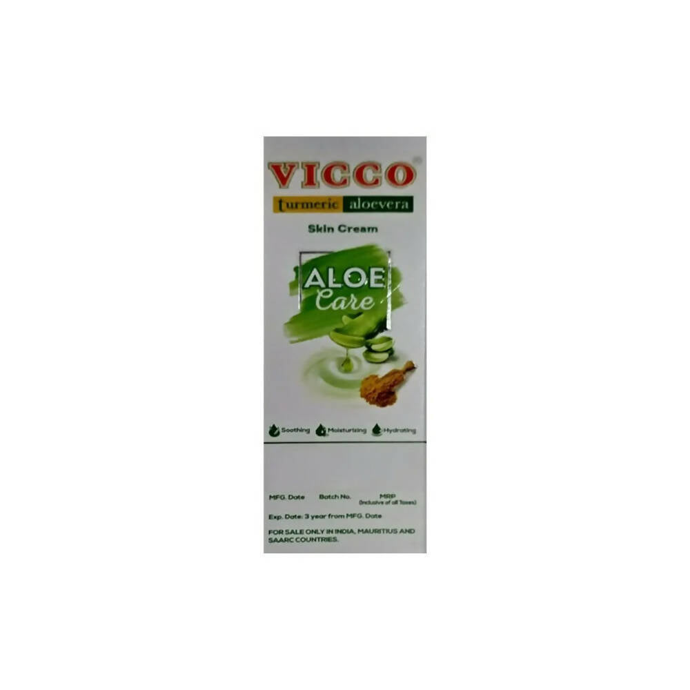Vicco Turmeric Aloevera Skin Cream - Distacart