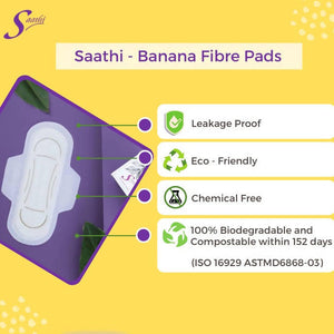 Saathi XL Banana Fiber Sanitary Napkins