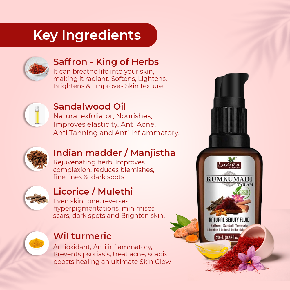 Luxura Sciences Kumkumadi Tailam - Distacart