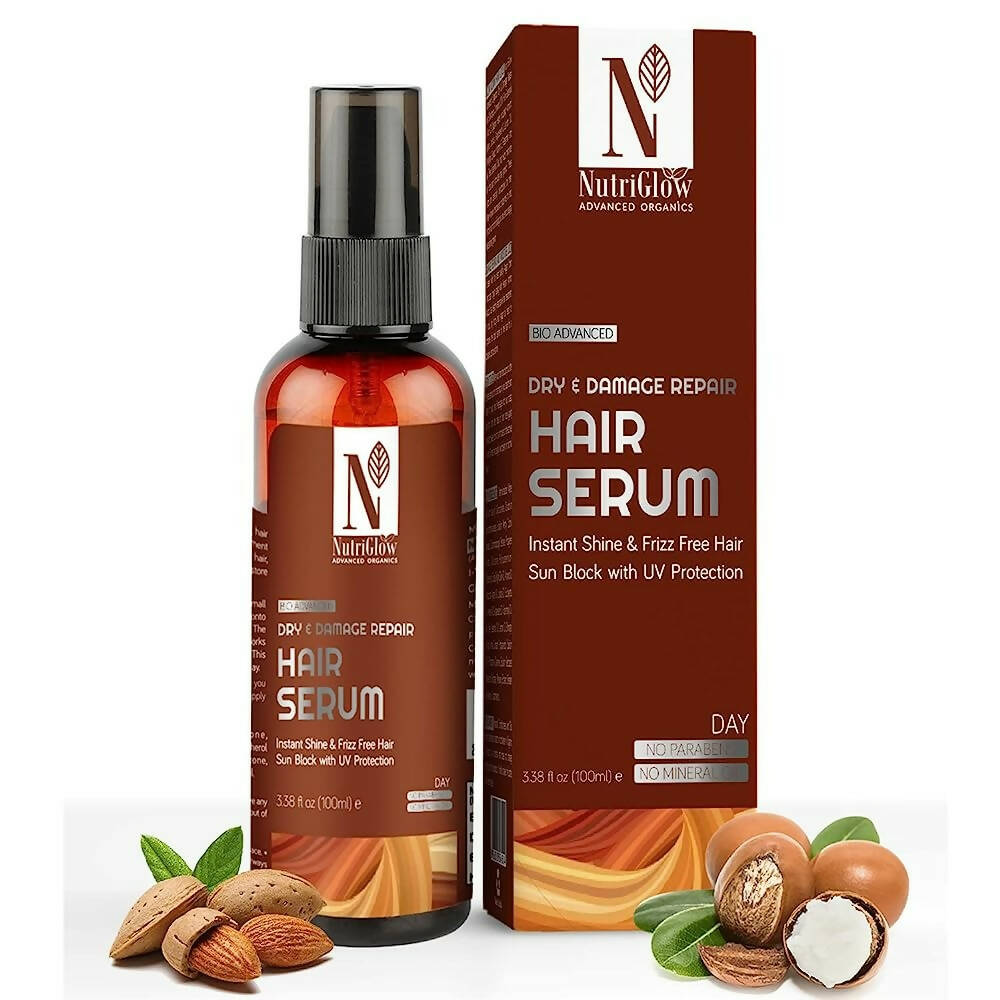 NutriGlow Advanced Organics Hair Repair Serum - Distacart