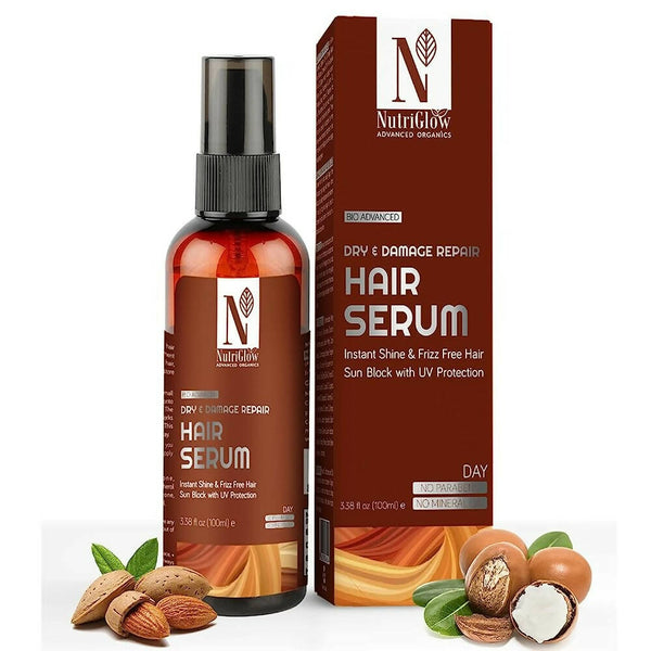 NutriGlow Advanced Organics Hair Repair Serum - Distacart