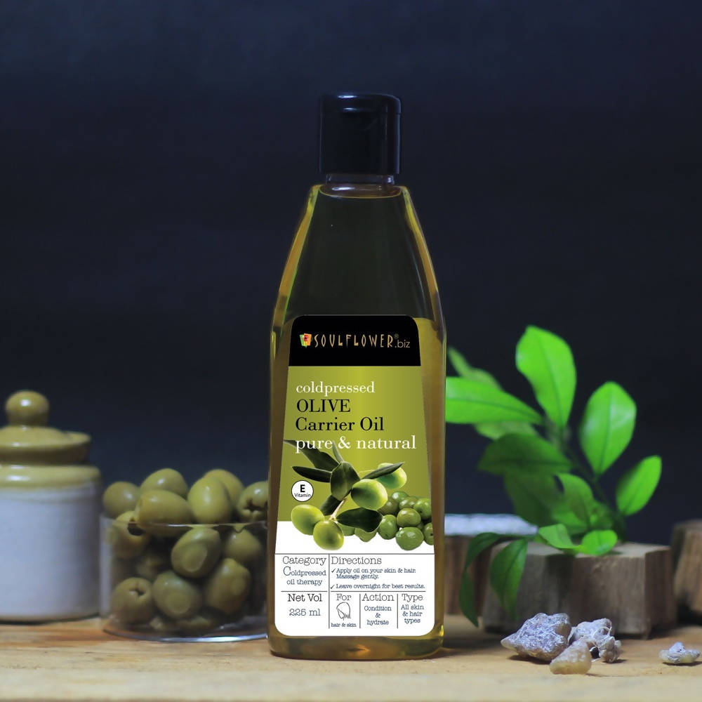 Soulflower Pure & Natural Coldpressed Olive Carrier Oil Online