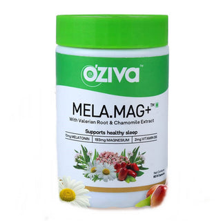 OZiva Mela.Mag+ Capsules - Distacart