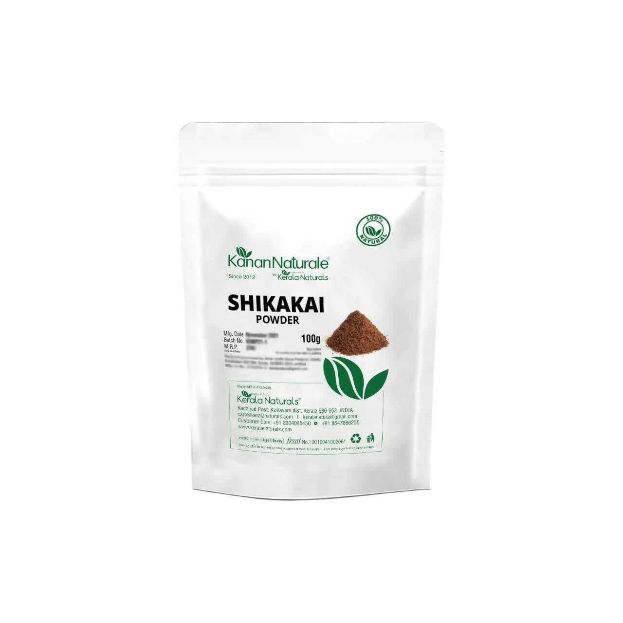 Kerala Naturals Shikakai Powder - Distacart