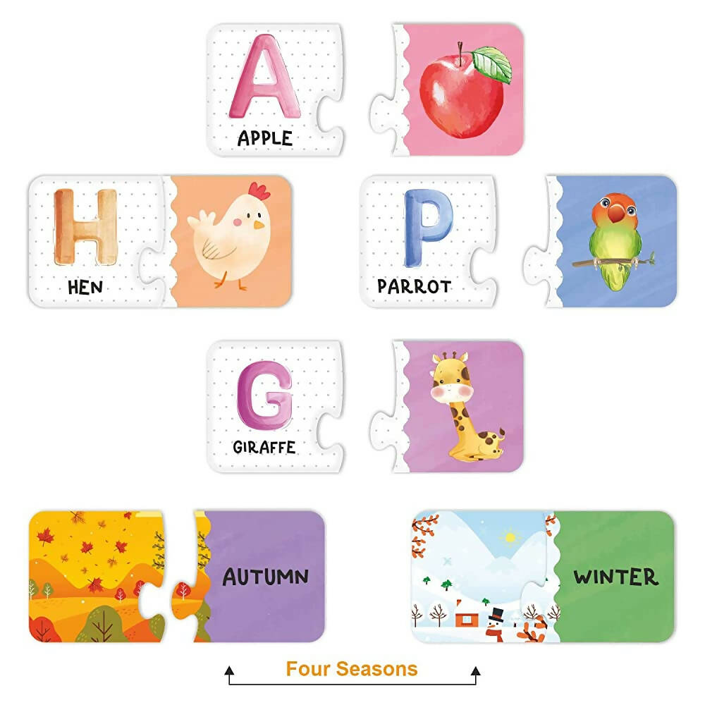 Webby Alphabets 2 Pieces Learning Pack Jigsaw Puzzle for Kids - Distacart