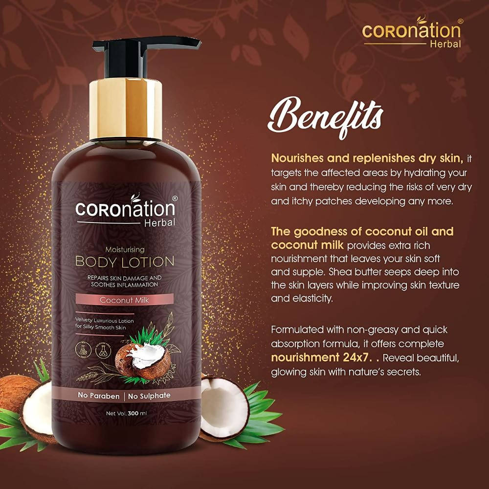 Coronation Herbal Coconut Milk Body Lotion - Distacart