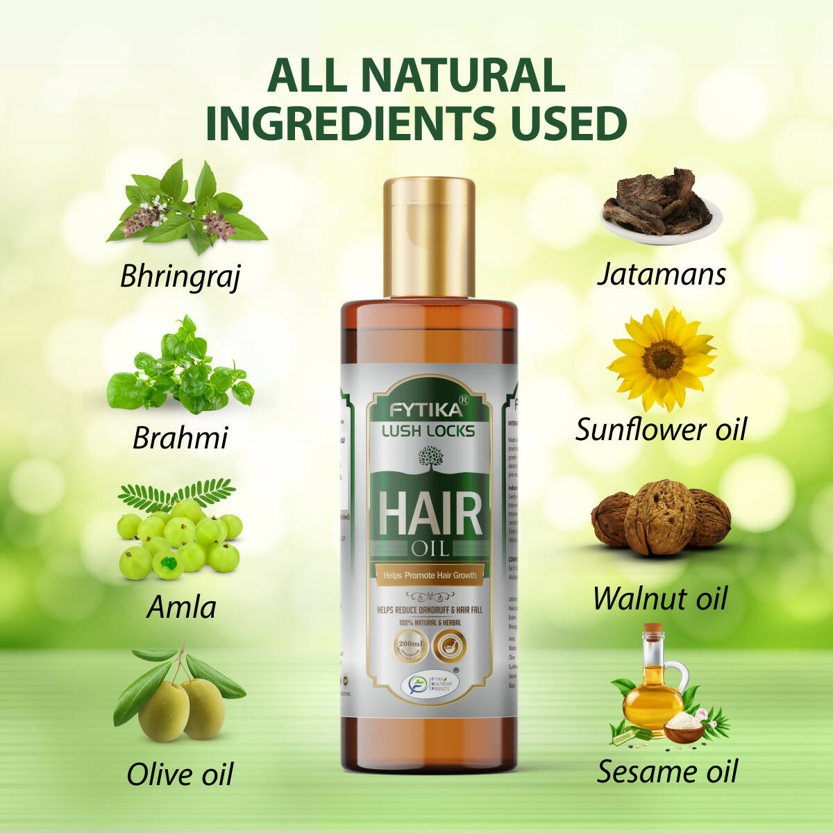 Fytika Lush Locks Hair Oil - Distacart