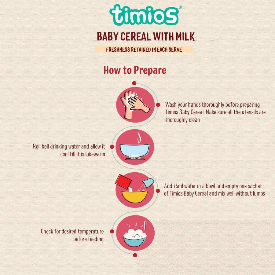 Timios Organic Rice Apple Baby Cereal How To Prepare