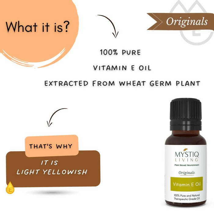 Mystiq Living Originals Vitamin E Oil - Distacart