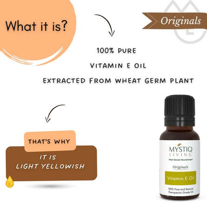 Mystiq Living Originals Vitamin E Oil - Distacart