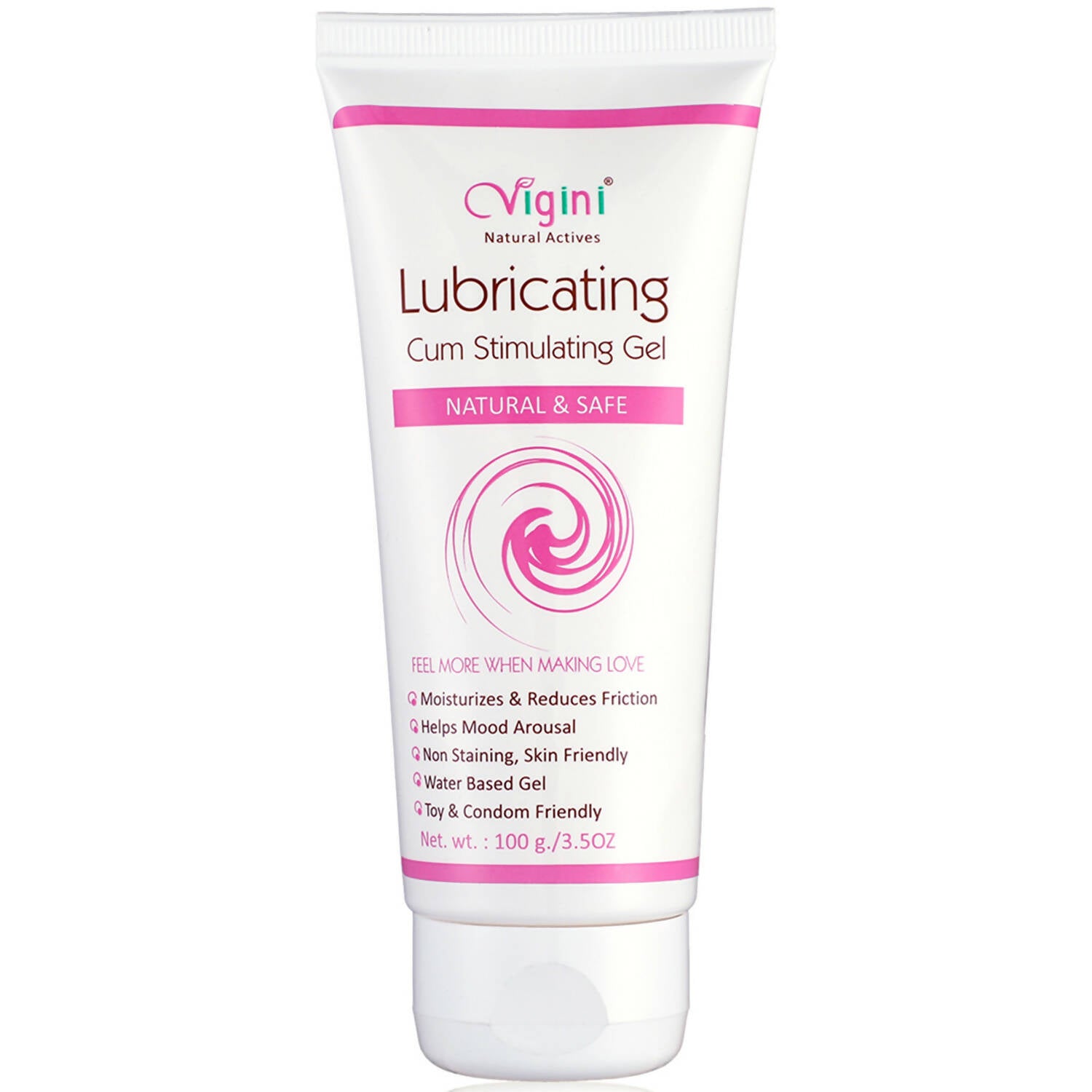 Vigini Natural Actives Vaginal Lubricant, Lubricating Cum Stimulating Lube Gel - Distacart