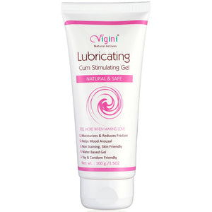 Vigini Natural Actives Vaginal Lubricant, Lubricating Cum Stimulating Lube Gel - Distacart
