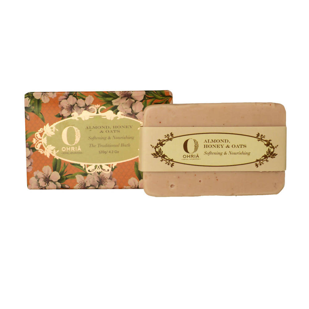 Ohria Ayurveda Almond Honey And Oats Bathing Bar