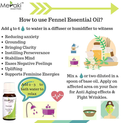 Meraki Essentials Fennel Essential Oil - Distacart