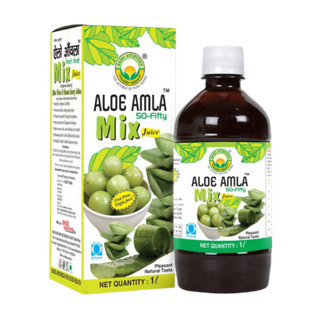 Basic Ayurveda Aloe Amla 50-Fifty Mix Juice