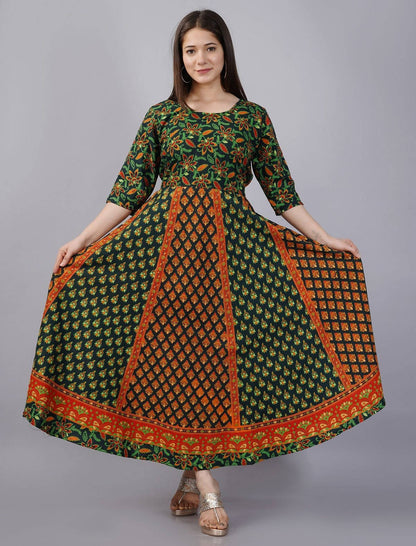 Vamika Multicolor Cotton Printed Party/Casual Wear Kurti (GAM20K)