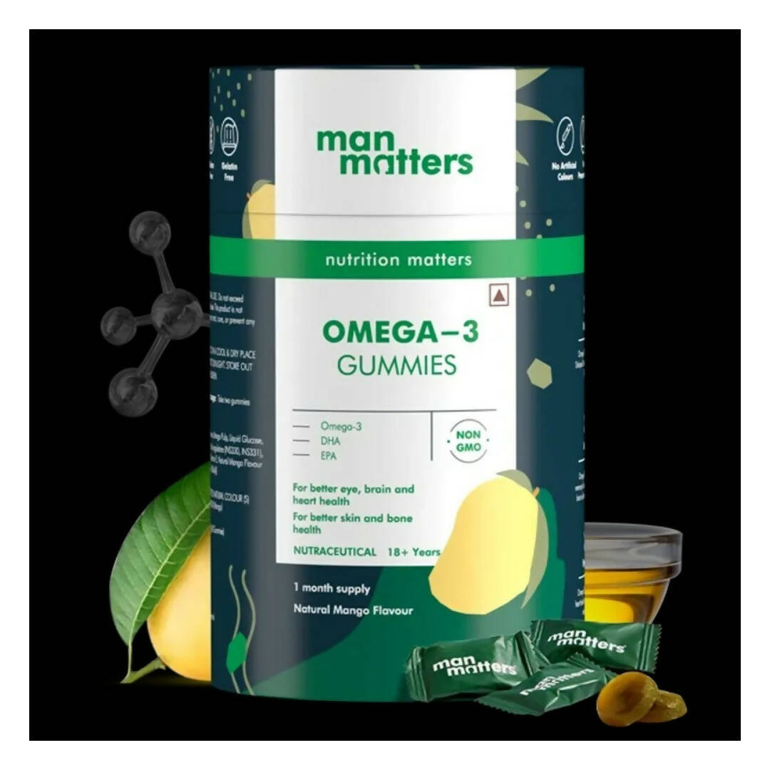 Man Matters Omega 3 Gummies - Distacart